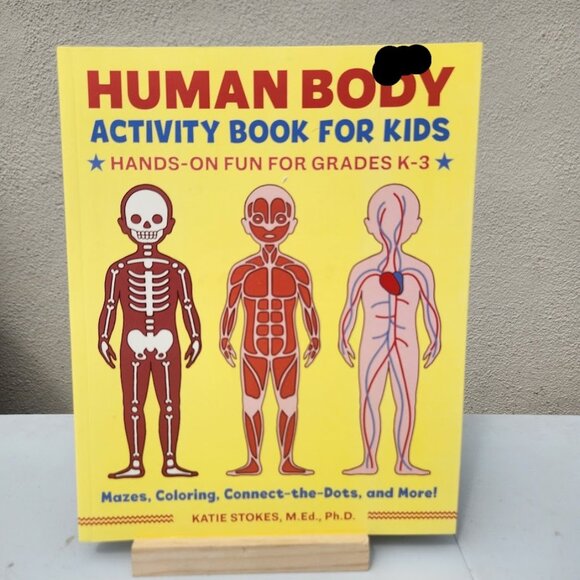 New Human Body Activity Book for Kids Hands-On Fun for Grades K-3 Paperback - Picture 1 of 14